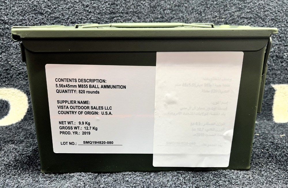 820 Rnds of Federal Lake City M855 Green Tip 5.56mm SS109 62gr FMJ NIB!-img-0