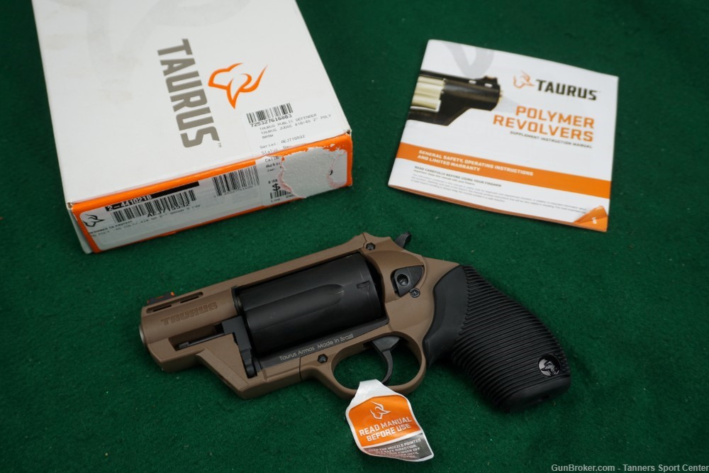 taurus Poly Judge Public Defender FDE Brown 45colt 410ga 2" No Reserve-img-0