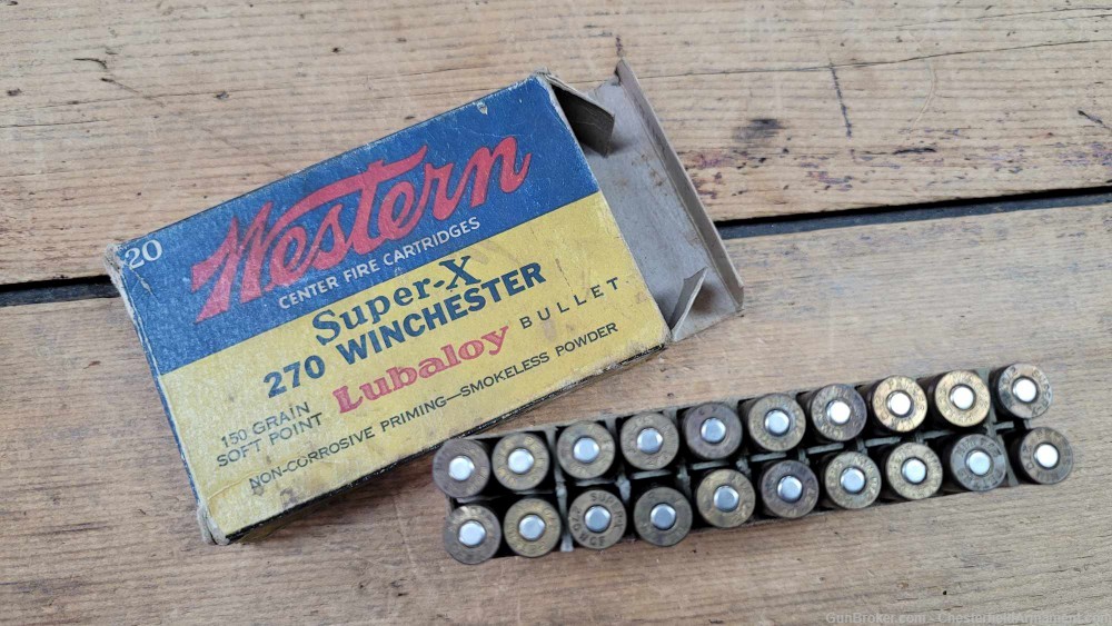 Peters Western Winchester Remington 270 caliber Rifle Ammo-img-33