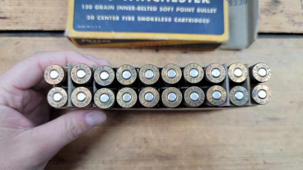 Peters Western Winchester Remington 270 caliber Rifle Ammo-img-29