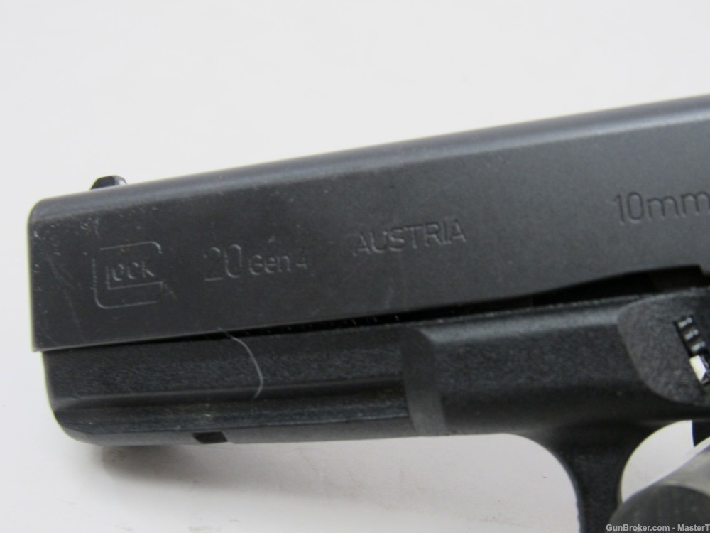 Glock 20 Gen 4 10mm 4.5"Brl $.01 Start No Reserve-img-2