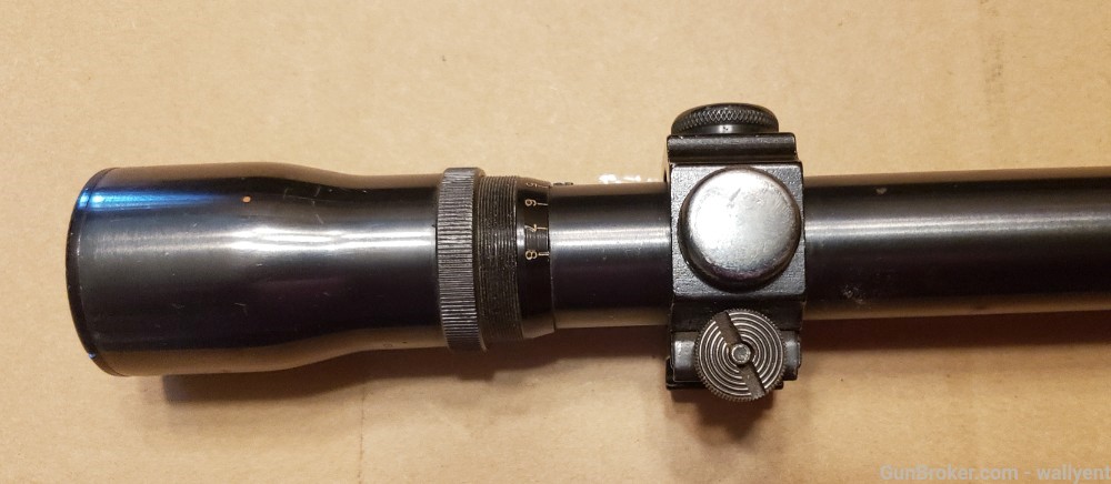 Vintage Weaver 2.5x-8x Rifle Scope with Adjustable Rings 1950-1060s-img-9