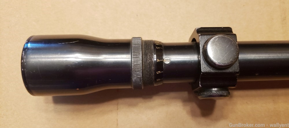 Vintage Weaver 2.5x-8x Rifle Scope with Adjustable Rings 1950-1060s-img-6