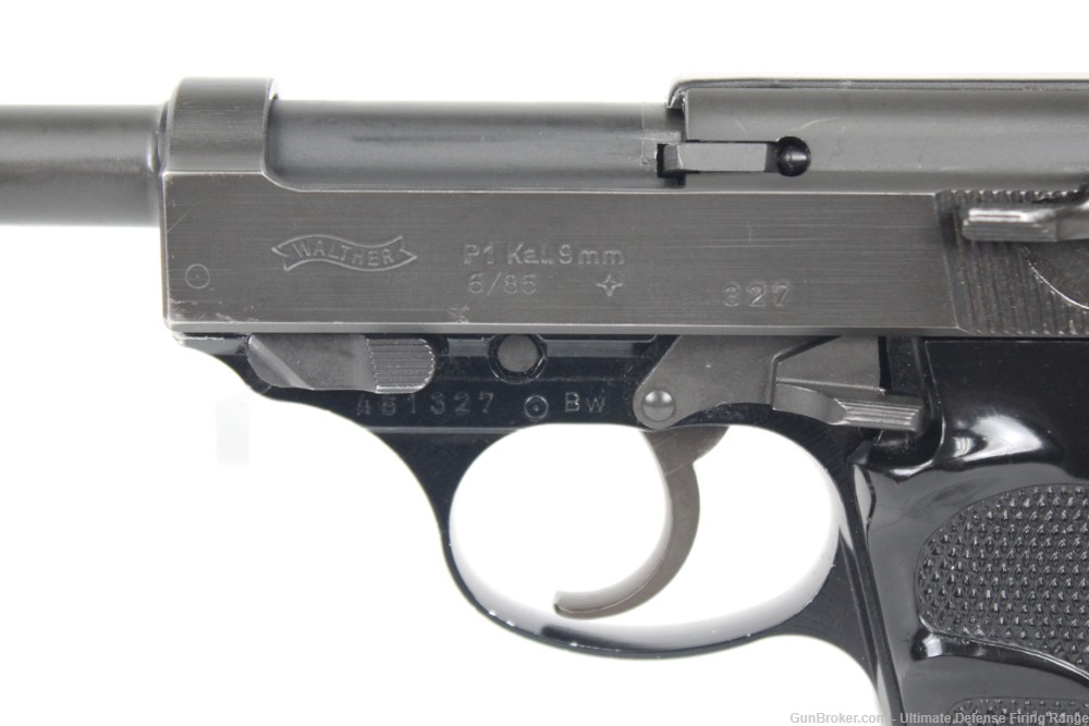 Walther Model P1 (P38 Alloy) Semi-Auto Pistol 9mm Dated 6/85 Numbers Match-img-2
