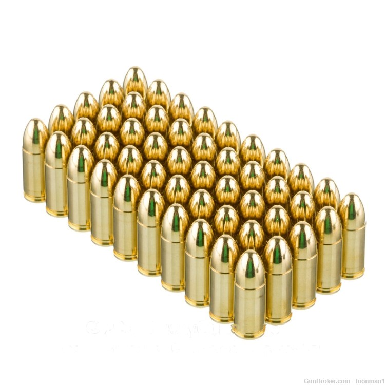 9mm 124 gr. FMJ 300 Rounds-img-1