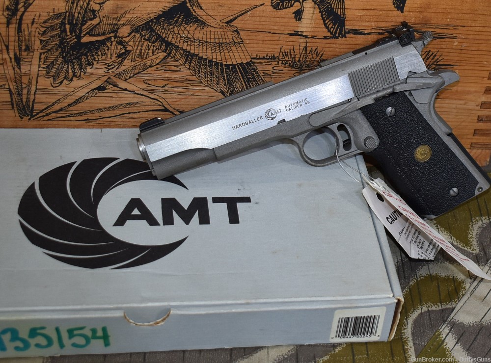 AMT Hardballer 1911 Pistol 45acp with box - Semi Auto Pistols at ...