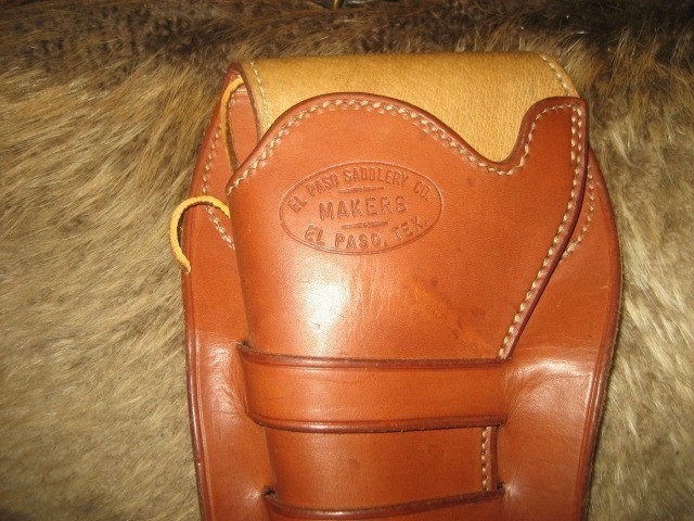 VINTAGE EL PASO SADDLERY L/H RUGER B/H 5.5" !-img-1