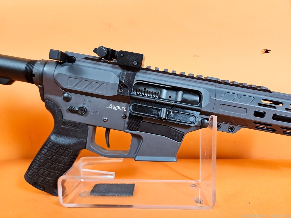 CMMG Banshee MK10 10mm AR Pistol Sniper Grey With Brace, Box, Magazine-img-4