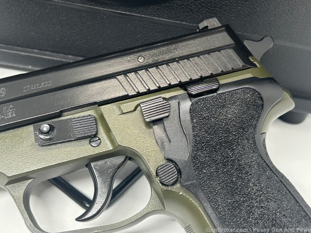 Sig Sauer P229 .40 Stainless Germany 229 Box 2 Mags OD Green-img-5
