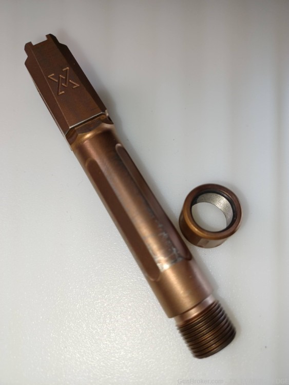 True Precision Match Grade 9mm Fluted THREADED Barrel SIG SAUER 365 copper-img-8