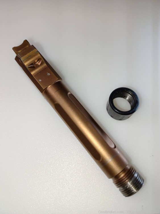 True Precision Match Grade 9mm Fluted THREADED Barrel SIG SAUER 365 copper-img-4