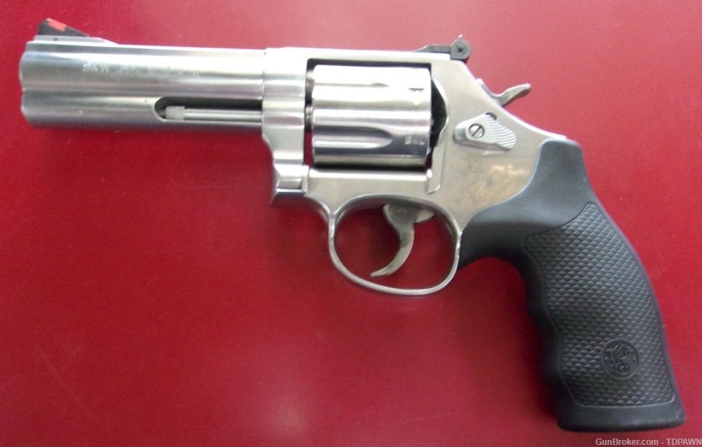 S&W Model 686-6 Stainless .357 Mag Revolver 7-RND 4in BBL Made 2001-2002 -img-0