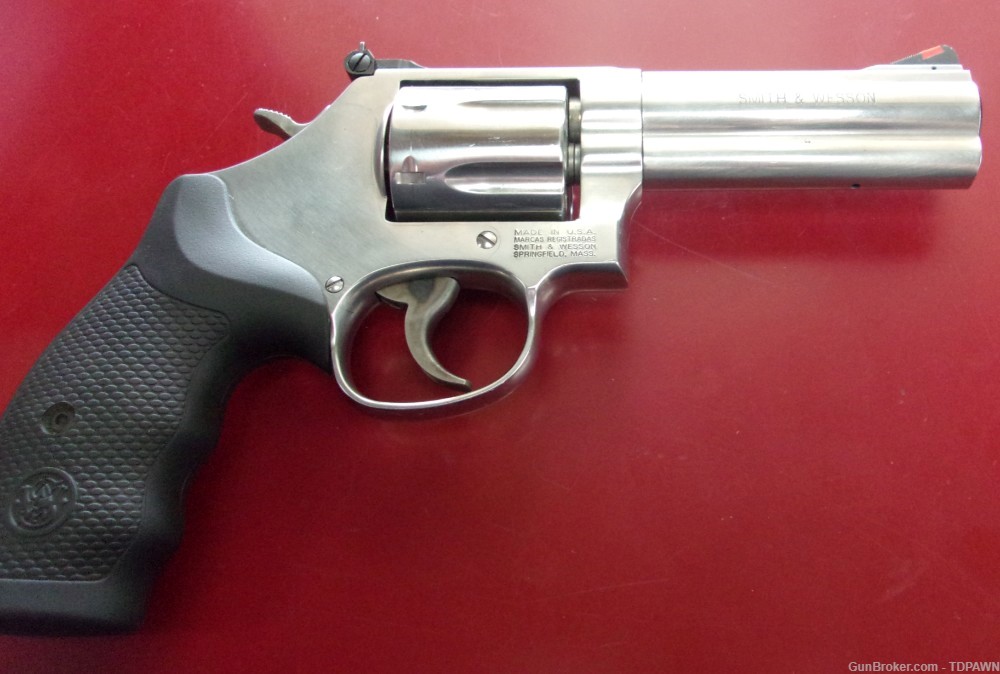 S&W Model 686-6 Stainless .357 Mag Revolver 7-RND 4in BBL Made 2001-2002 -img-9