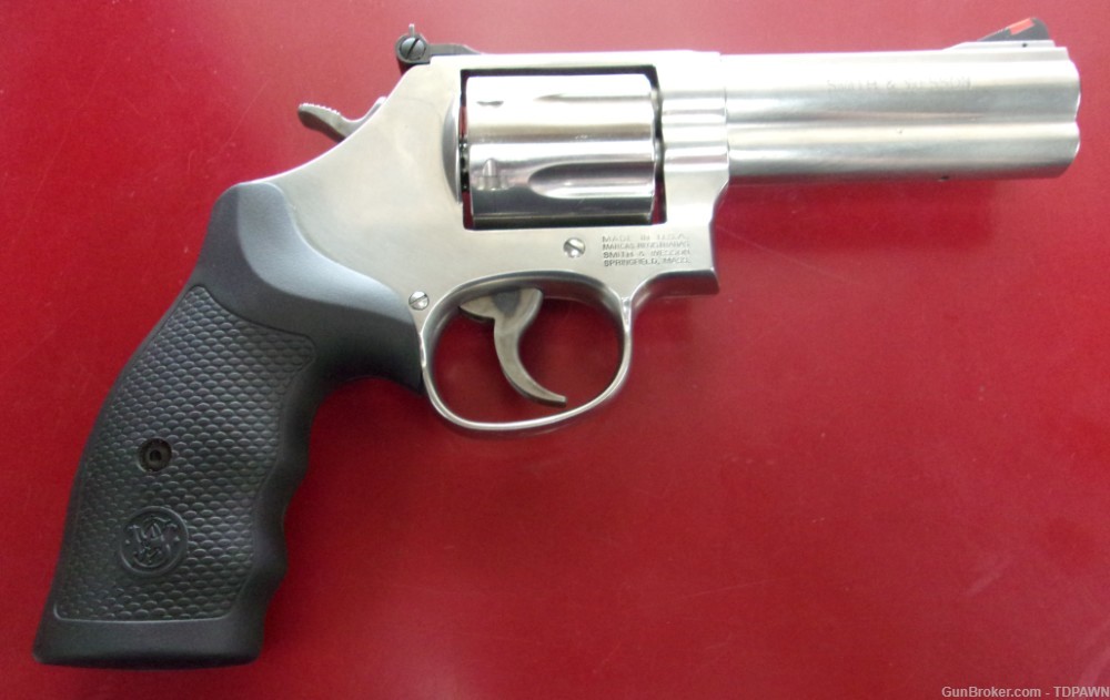 S&W Model 686-6 Stainless .357 Mag Revolver 7-RND 4in BBL Made 2001-2002 -img-6