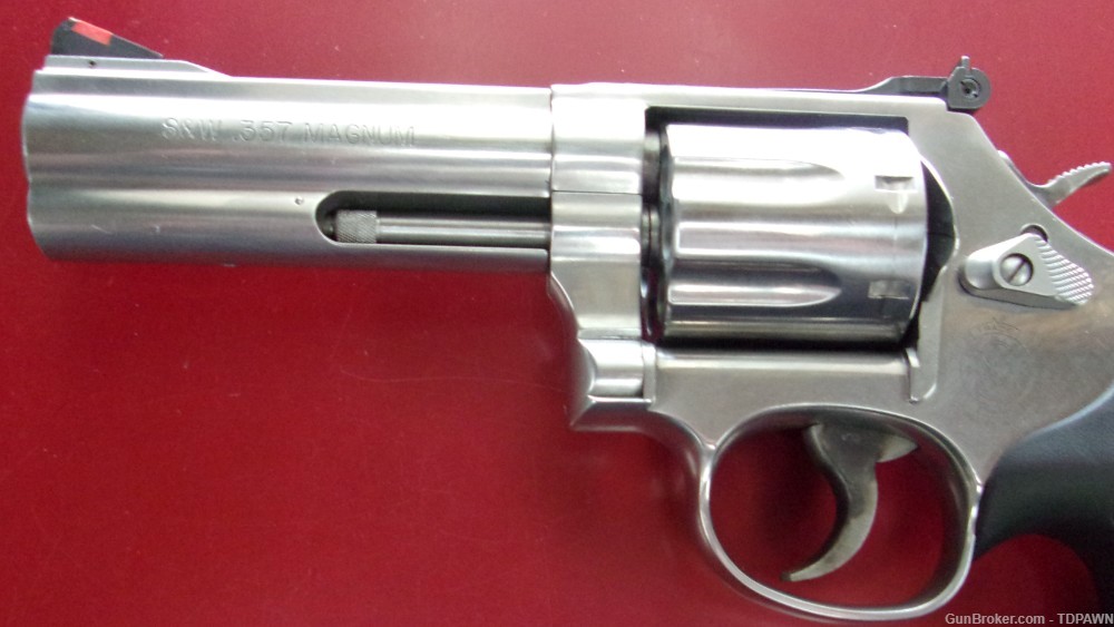 S&W Model 686-6 Stainless .357 Mag Revolver 7-RND 4in BBL Made 2001-2002 -img-1