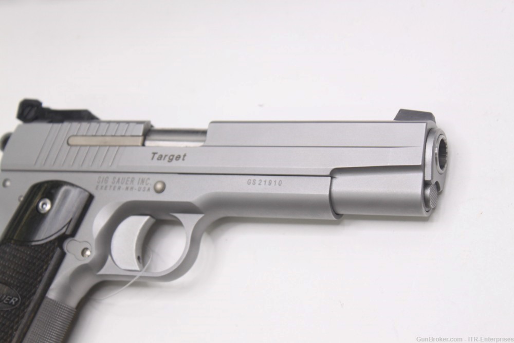 Sig Sauer 1911 Stainless Target .45 acp w/ case-img-1