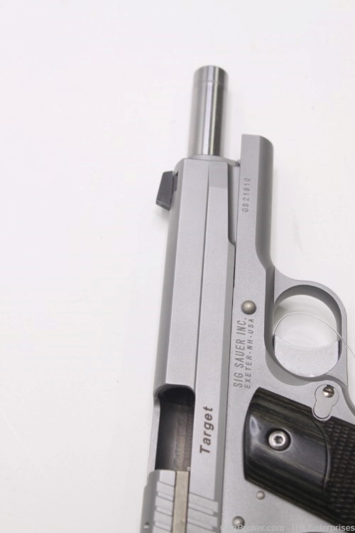 Sig Sauer 1911 Stainless Target .45 acp w/ case-img-7