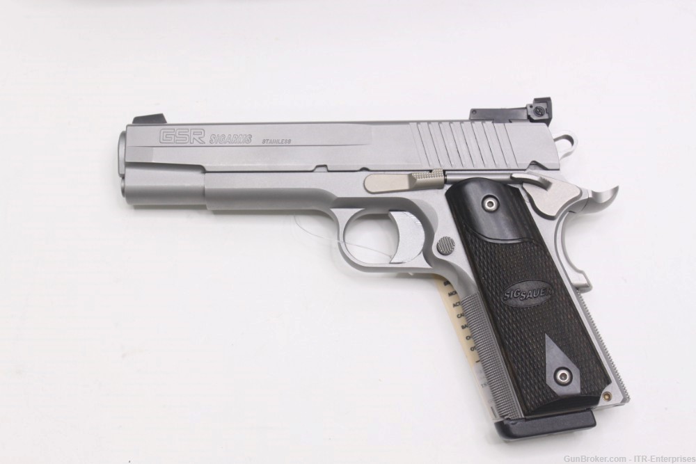 Sig Sauer 1911 Stainless Target .45 acp w/ case-img-2
