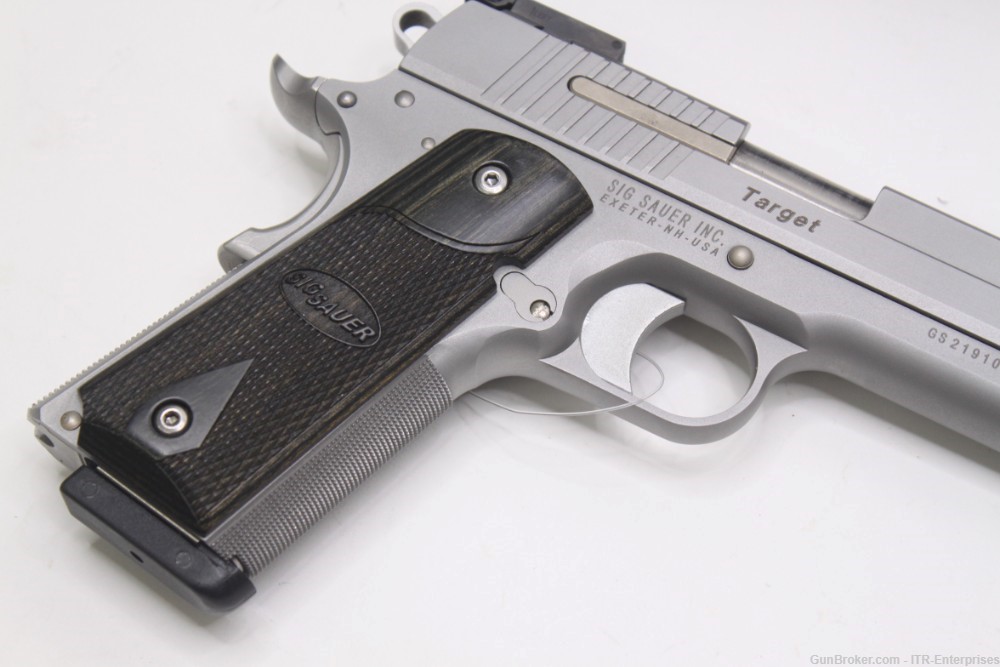 Sig Sauer 1911 Stainless Target .45 acp w/ case-img-0