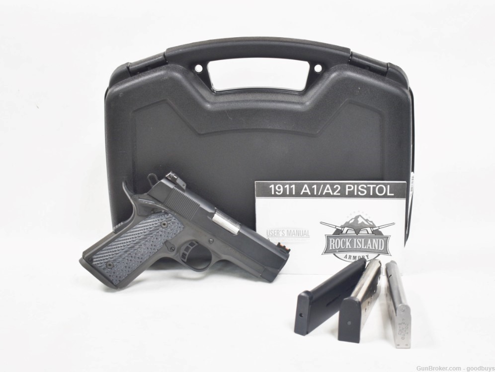 Rock Island Armory M1911 A1 Tactical II 45 ACP 3.5" Barrel 3-Mags LNIB SALE-img-0