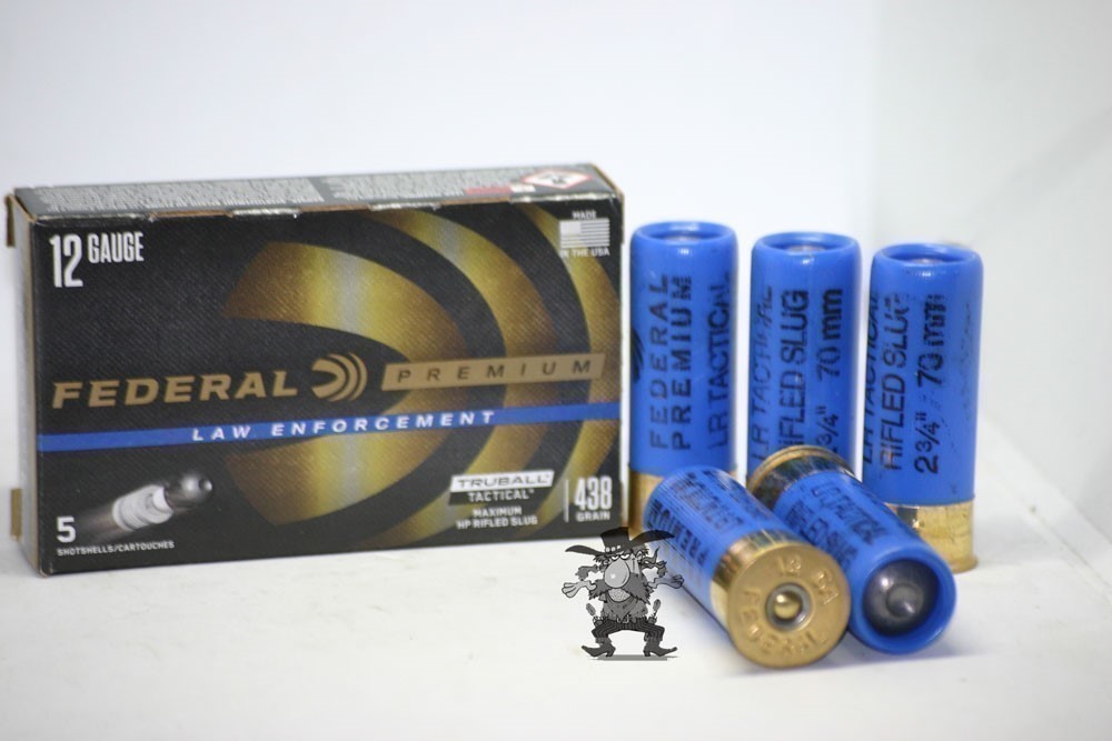 12 ga FEDERAL Premium Law Enforcement TruBall 2¾" 12ga 438 Gr SLUG  5 RDS-img-2