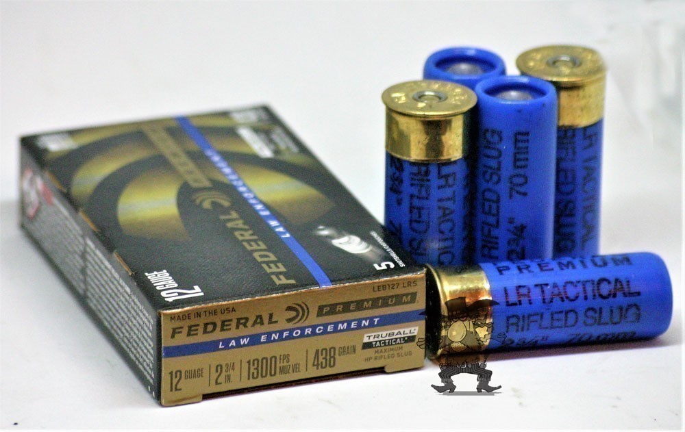 12 ga FEDERAL Premium Law Enforcement TruBall 2¾" 12ga 438 Gr SLUG  5 RDS-img-0