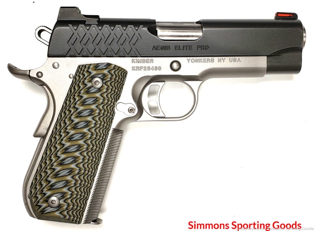 Kimber Aegis Elite Pro (3000365) 4" 9mm 9Rd Semi Auto Pistol - FO Sights-img-1