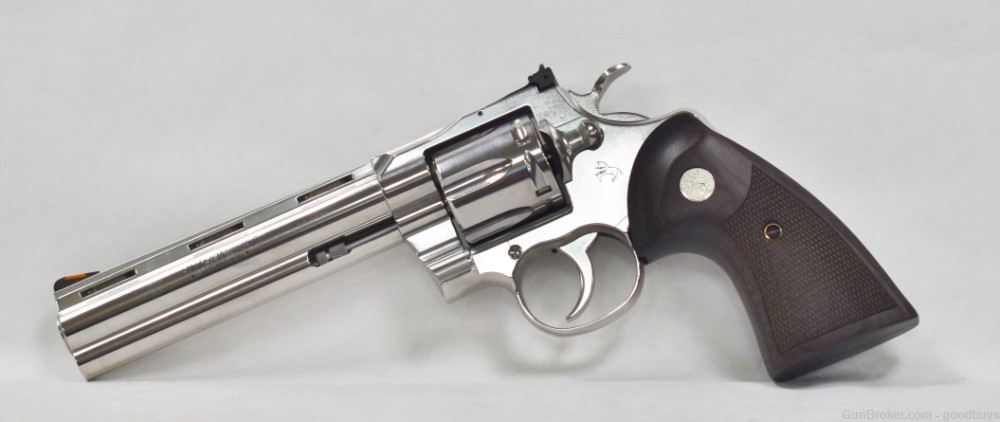 COLT PYTHON .357 MAG SP6WTS LNIB 6" SS MINTY 357 SALE-img-1