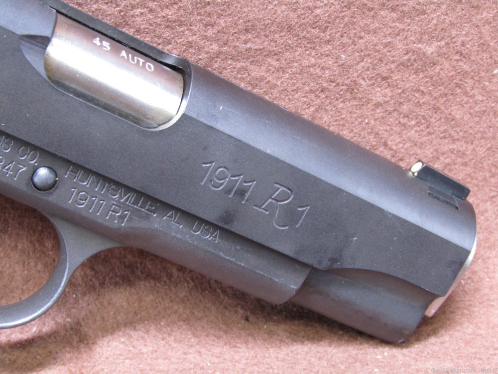 Remington 1911 R1 45 ACP Semi Auto Pistol Thumb Safety 2x 7 Rd Mag Like New-img-6