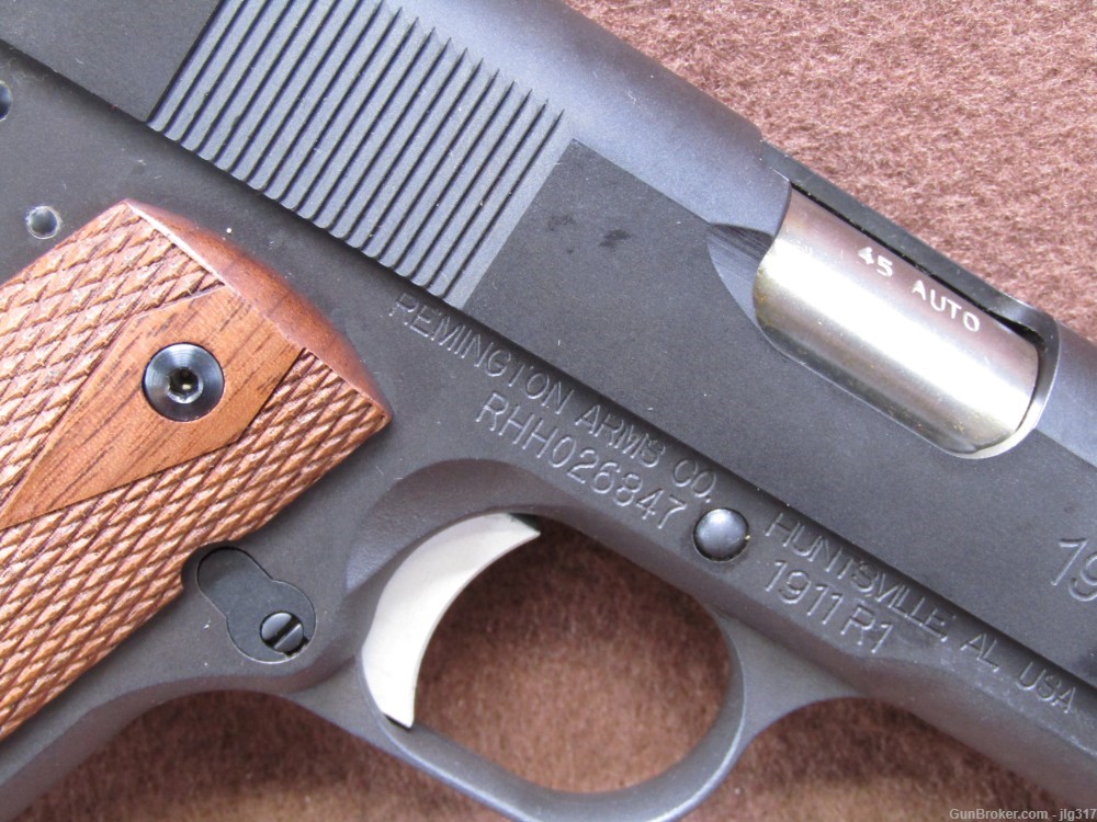 Remington 1911 R1 45 ACP Semi Auto Pistol Thumb Safety 2x 7 Rd Mag Like New-img-5