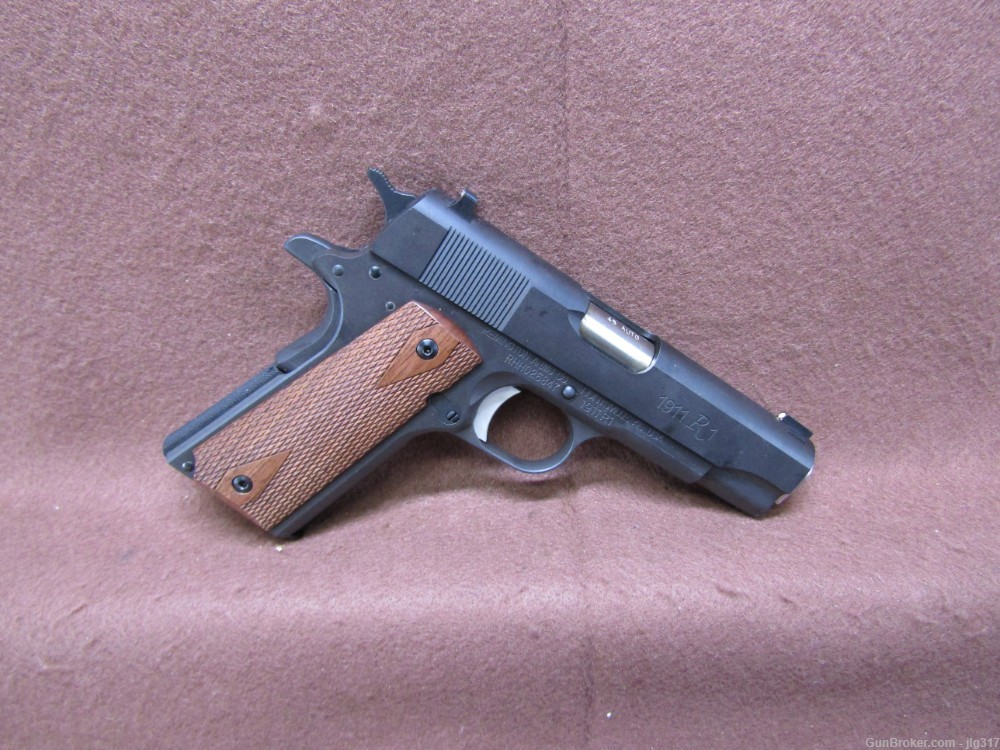 Remington 1911 R1 45 ACP Semi Auto Pistol Thumb Safety 2x 7 Rd Mag Like New-img-1