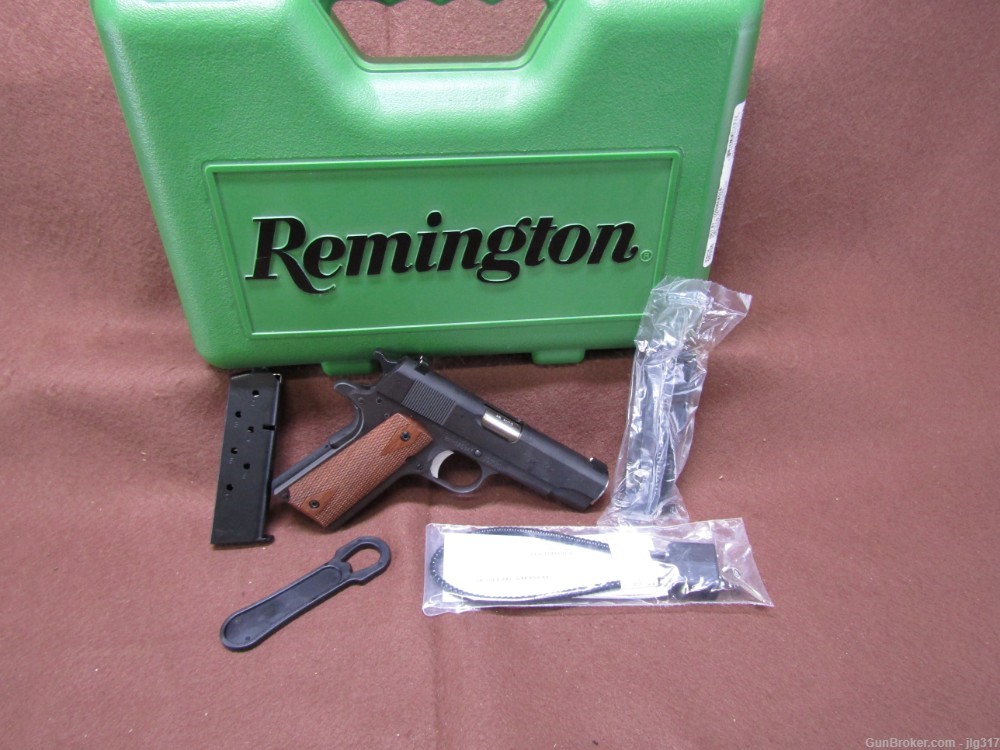 Remington 1911 R1 45 ACP Semi Auto Pistol Thumb Safety 2x 7 Rd Mag Like New-img-0