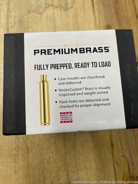 Nosler Premium 300 Remington Ultra Mag Unprimed Brass-img-1