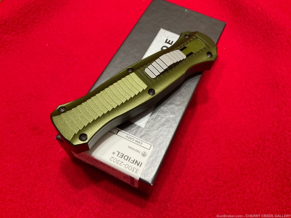 Benchmade limited edition infidel otf automatic od green knife USA -img-6