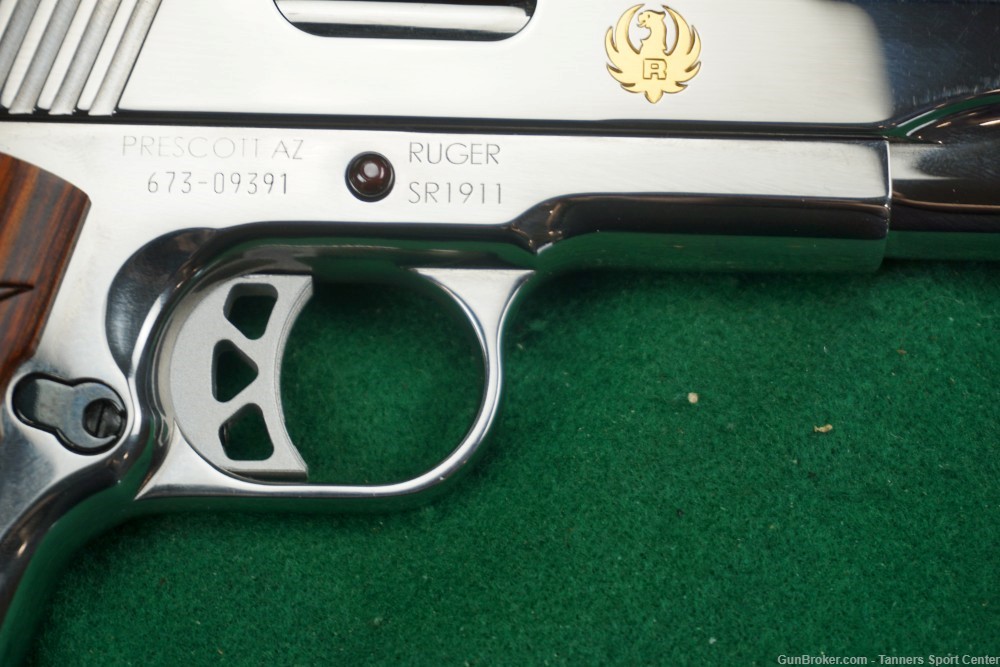 1 of 500 Ruger SR1911 Commander polished Stainless 45acp 4.25" UNFIRED-img-16