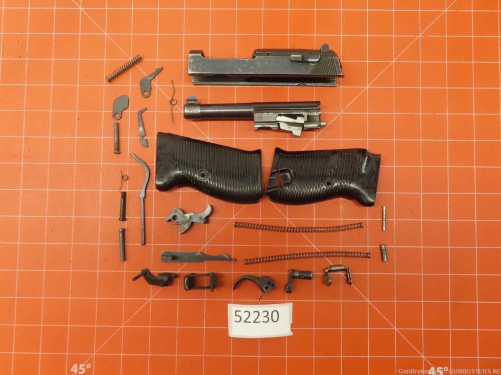 Walther model P38 9mm Repair Parts #52230-img-0