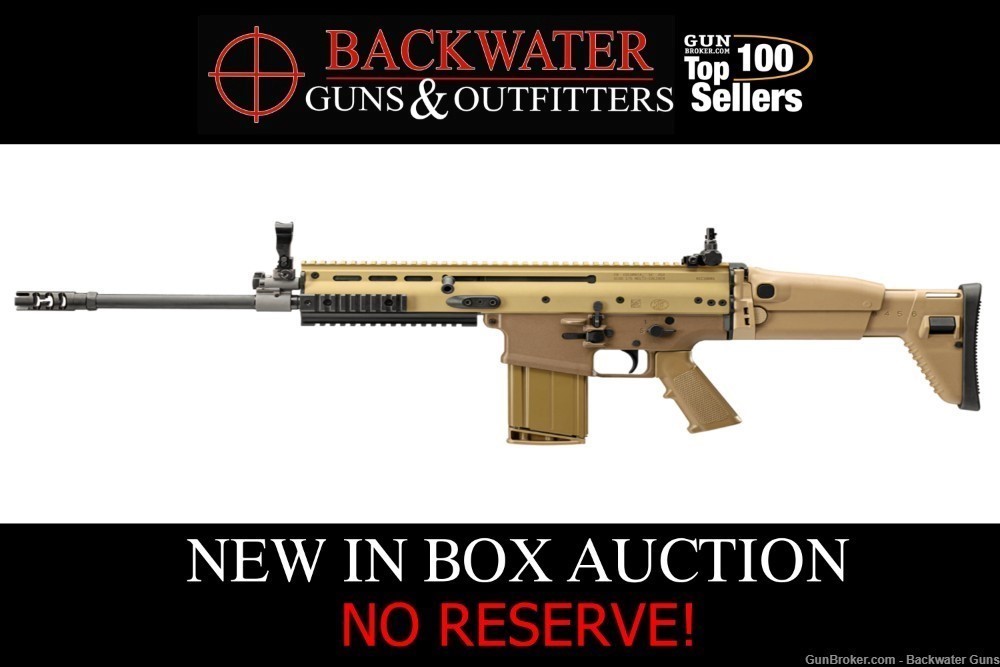 FACTORY NEW FN SCAR 17S NRCH FDE 7.62x51mm RIFLE NO RESERVE!-img-0