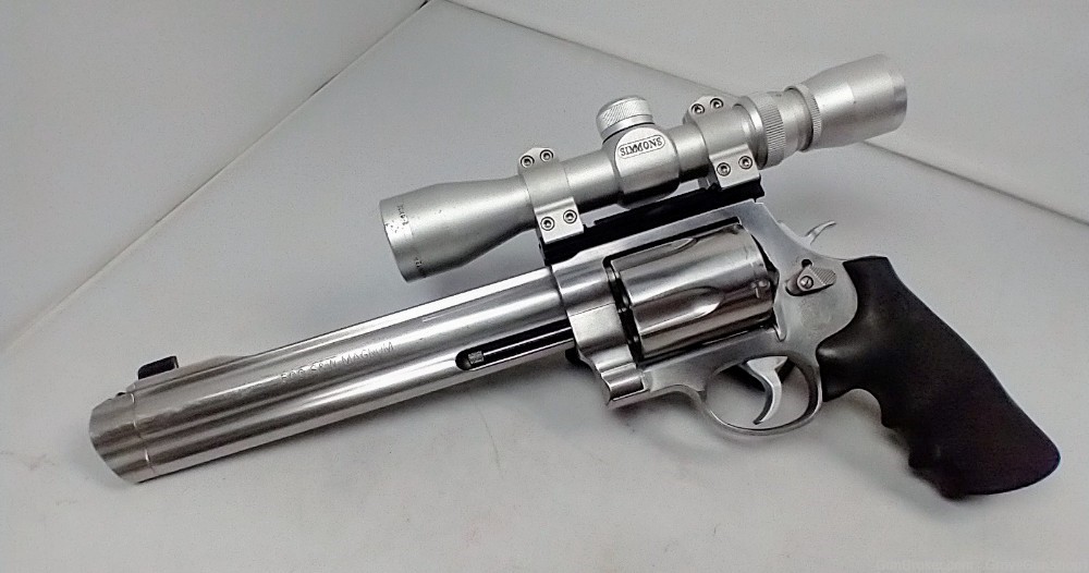 Smith & Wesson 500 8" Barrel 5-Shot Revolver 500 S&W Magnum w/Scope USED-img-0