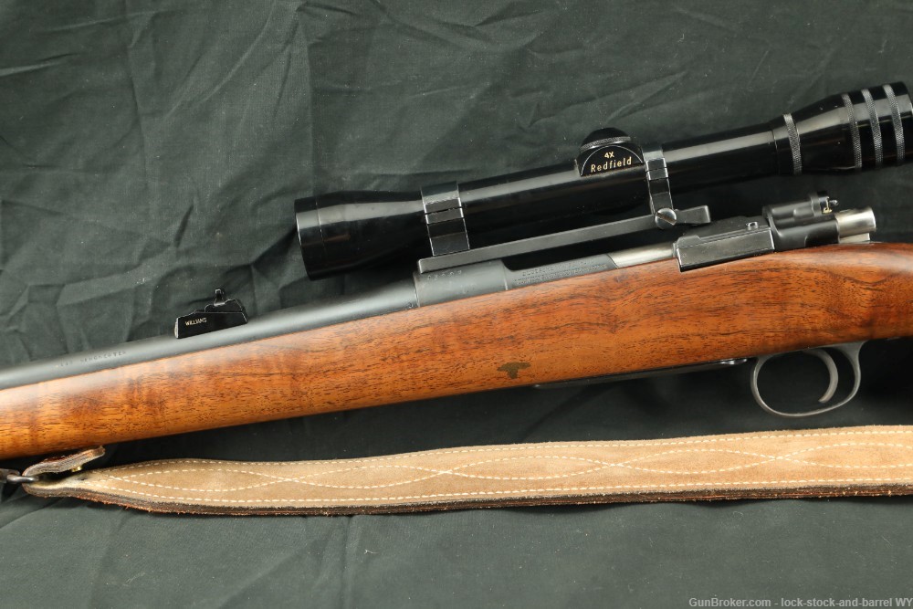 Sporterized German DWM Mauser 98 Bolt Action Rifle In .243 Winchester, C&R-img-11