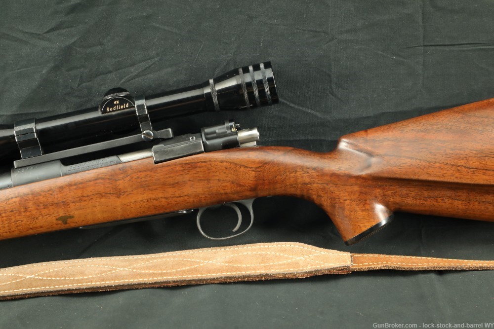 Sporterized German DWM Mauser 98 Bolt Action Rifle In .243 Winchester, C&R-img-12
