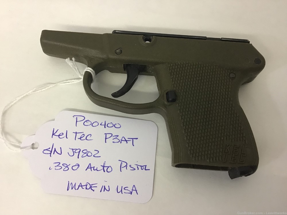 Kel-Tec P3AT .380 Auto populated receiver. #400-img-7