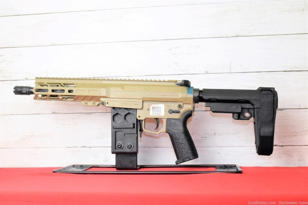 FACTORY NEW CMMG BANSHEE MK47 7.62X39MM 8" PISTOL COYOTE TAN !-img-1