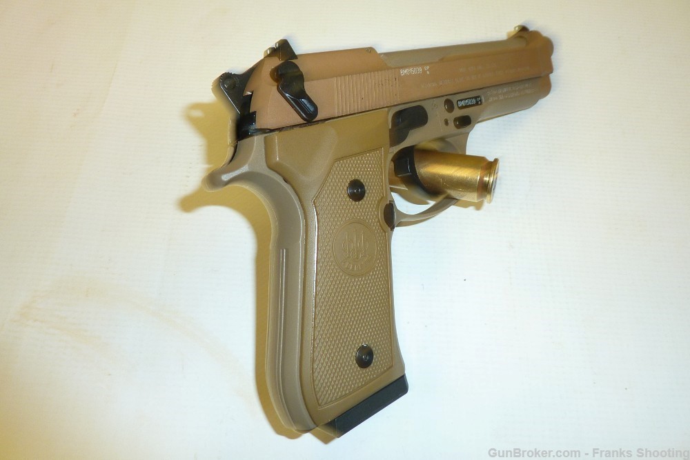 BERETTA 92FS 22 LR 4.9" BBL FDE SEMI AUTO PISTOL-img-3