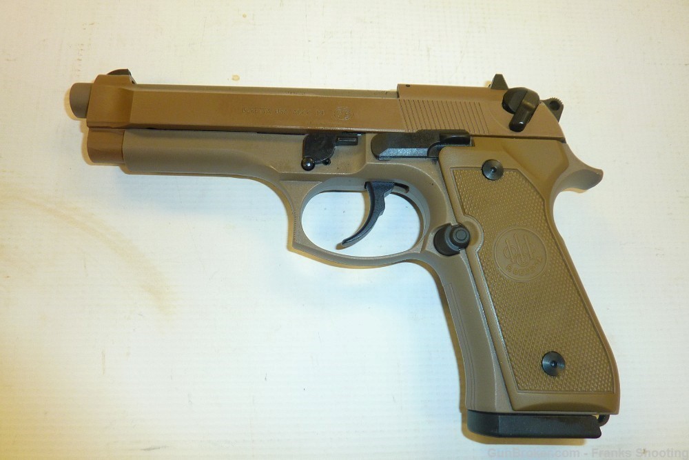 BERETTA 92FS 22 LR 4.9" BBL FDE SEMI AUTO PISTOL-img-6