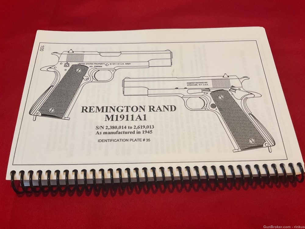 Remington Rand 1911A1 U.S. Military 1945 WW2 Mint! 1911 45acp Colt-img-28