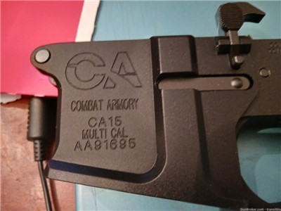 COMBAT ARMORY CA 15. (AR 15 LOWER) Free Mag