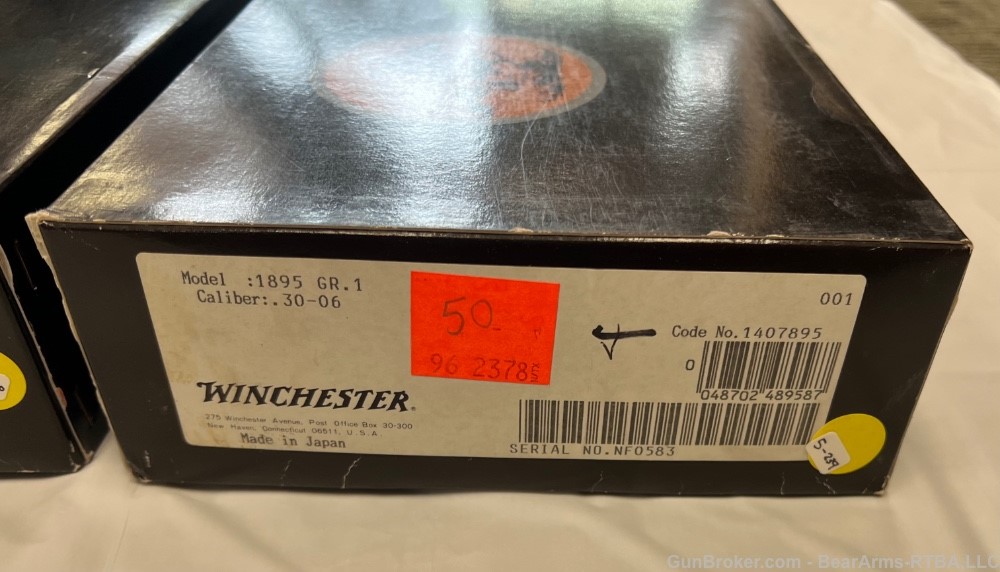 SET of Winchester 1895 HG/GR1 30-06 MATCHING SERIAL NUMBER RIFLES!-img-2