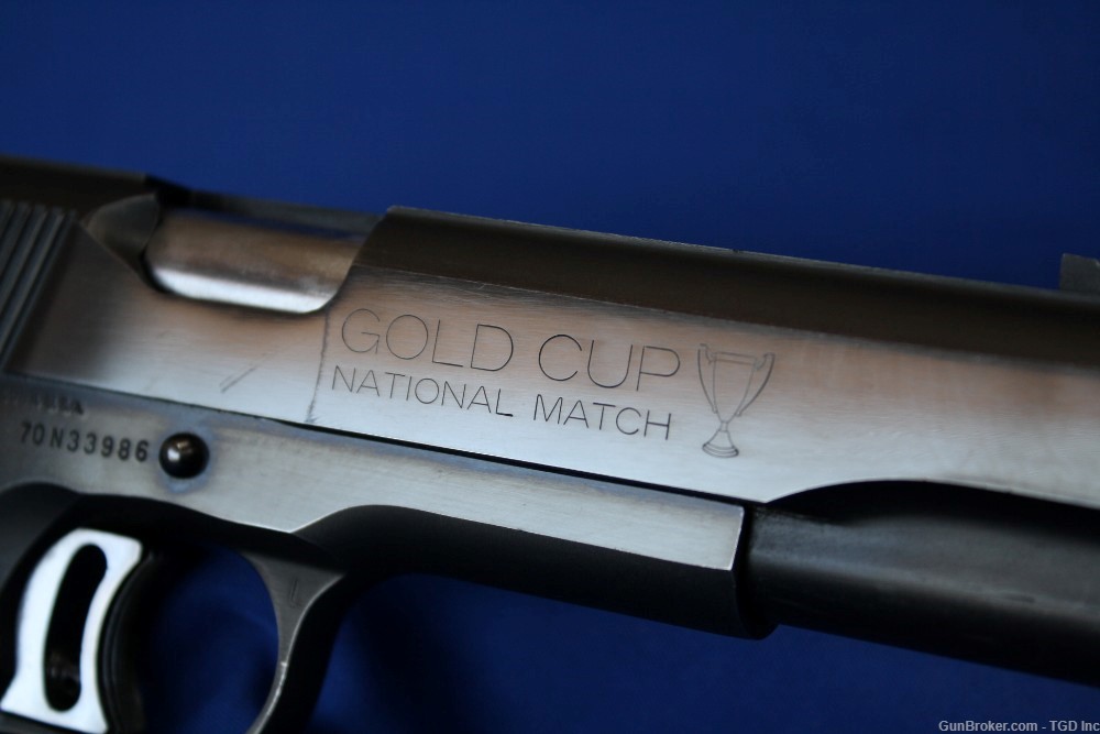 Colt Gold Cup National Match 70 series 45 ACP - 2 Slides Target & Standard -img-8