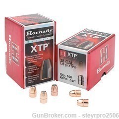 38 Special reloder pack 100 fired Nicke cases + 100 new XTP 158 gr. bullets-img-1