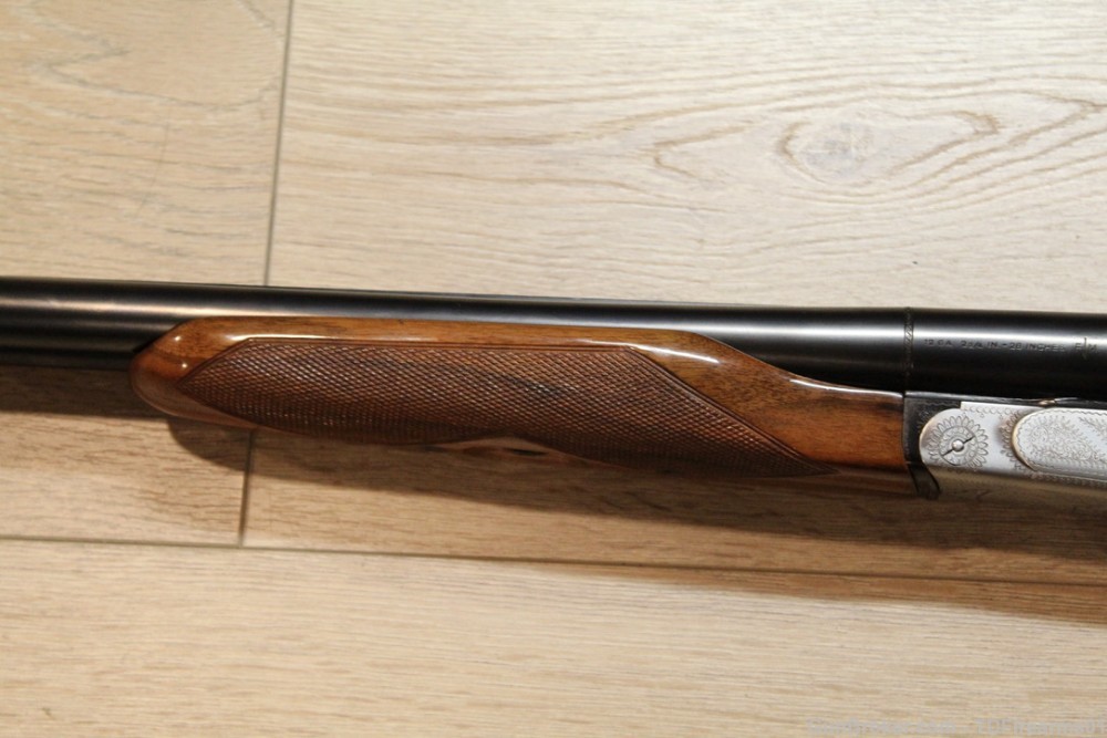 Beretta 486 side by side shotgun 12 gauge 28" M/F coin finish satin -img-12